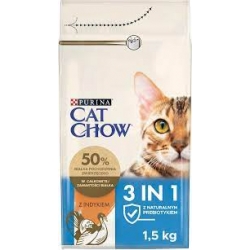 CAT CHOW ADULT SPECIAL CARE 3W1 BOGATA W INDYKA  1,5KG