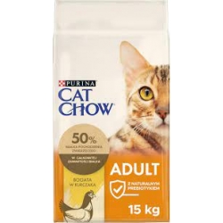 CAT CHOW ADULT Z KURCZAKIEM 15KG