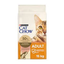 CAT CHOW ADULT Z ŁOSOSIEM 15KG