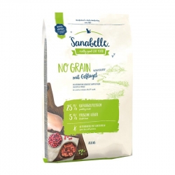 SANABELLE NO GRAIN Z DROBIEM - BEZ ZBÓŻ  10KG