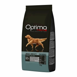 Optimanova Adult Obesity Chicken with Rice 12 kg - karma dla psów otyłych