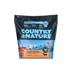 COUNTRY&NATURE Oceanic White Fish Recipe 2 kg - Ryby Białe Morskie - hypoalergiczna karma dla psów ras średnich i dużych 2 kg