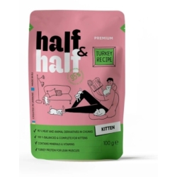 Half&Half mokra karma dla kociąt - indyk w galarecie 100 g