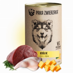 PAKA ZWIERZAKA Królik i dzik z dynią 400g