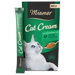 MIAMOR CAT CREAM KURCZAK Z WARZYWAMI 15g