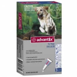 ADVANTIX 'SPOT-ON' DLA PSÓW O MASIE 25kg-40kg 4ML