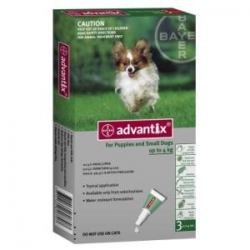 ADVANTIX 'SPOT-ON' DLA PSÓW O MASIE do 4kg 0,4 ML