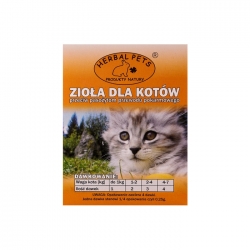 HERBAL PETS ZIOŁA PRZECIW PASOŻYTOM DLA KOTA 1G