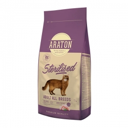 ARATON ADULT STERILISED POULTRY CAT 15KG