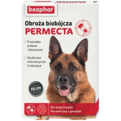 BEAPHAR PERMECTA OBROŻA BIOBÓJCZA DLA DUŻYCH PSÓW 70CM