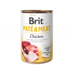 BRIT PATE & MEAT CHICKEN 400G