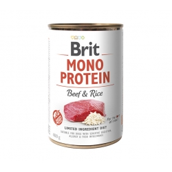 BRIT MONO PROTEIN BEEF & RICE 400G