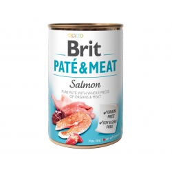 BRIT PATE & MEAT SALMON 400G