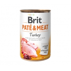BRIT PATE & MEAT TURKEY 400G