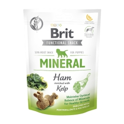 BRIT CARE DOG FUNCTIONAL SNACK MINERAL HAM PUPPY 150G