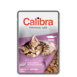 CALIBRA PREMIUM LINE KITTEN ŁOSOŚ SASZETKA 100G