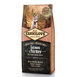 CARNILOVE SALMON & TURKEY LARGE PUPPY - ŁOSOŚ I INDYK 12KG