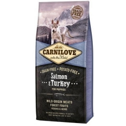 CARNILOVE SALMON & TURKEY PUPPY - ŁOSOŚ I INDYK 12KG