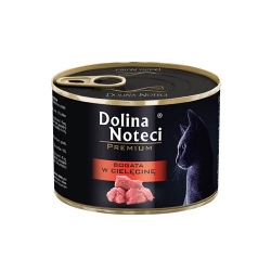 DOLINA NOTECI PREMIUM DLA KOTA BOGATA W CIELĘCINĘ 185 g