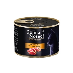 DOLINA NOTECI PREMIUM DLA KOTA BOGATA W KACZKĘ 185 g