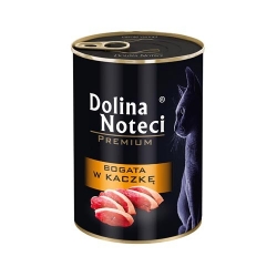 DOLINA NOTECI PREMIUM DLA KOTA BOGATA W KACZKĘ 400 g