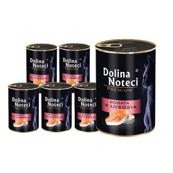 DOLINA NOTECI PREMIUM DLA KOTA BOGATA W ŁOSOSIA 12X400 g