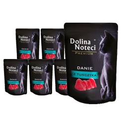 DOLINA NOTECI PREMIUM DANIE DLA KOTÓW Z TUŃCZYKA 10X85 g