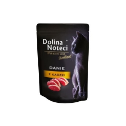 DOLINA NOTECI PREMIUM DANIE Z KACZKI DLA KOTÓW STERYLIZOWANYCH 85 G