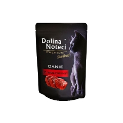 DOLINA NOTECI PREMIUM DANIE Z WOŁOWINY DLA KOTÓW STERYLIZOWANYCH 85 G