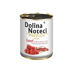 DOLINA NOTECI PREMIUM PURE WOŁOWINA Z RYŻEM BRĄZOWYM 800 g