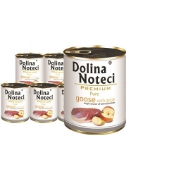 DOLINA NOTECI PREMIUM PURE GĘŚ Z JABŁKIEM 12X400 g