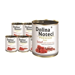 DOLINA NOTECI PREMIUM PURE WOŁOWINA Z RYŻEM BRĄZOWYM 12X400 g