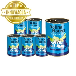 DOLINA NOTECI SUPERFOOD CIELĘCINA I JAGNIĘCINA 6X400 g