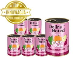 DOLINA NOTECI SUPERFOOD KACZKA I PRZEPIÓRKA 6X400 g