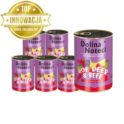 DOLINA NOTECI SUPERFOOD SARNA I WOŁOWINA 6X400 g