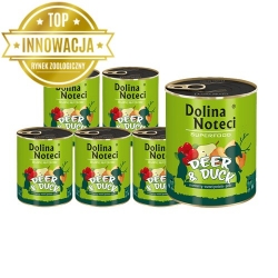 DOLINA NOTECI SUPERFOOD JELEŃ I KACZKA 6X800 g