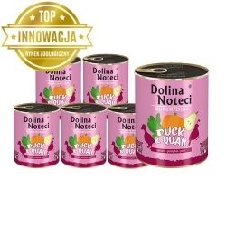 DOLINA NOTECI SUPERFOOD KACZKA I PRZEPIÓRKA 6X800 g