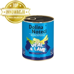 DOLINA NOTECI SUPERFOOD CIELĘCINA I JAGNIĘCINA 400 g
