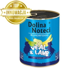 DOLINA NOTECI SUPERFOOD CIELĘCINA I JAGNIĘCINA 800 g