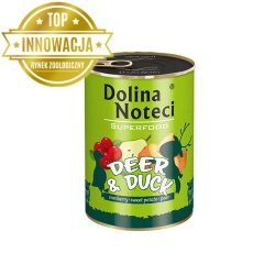 DOLINA NOTECI SUPERFOOD JELEŃ I KACZKA 400 g