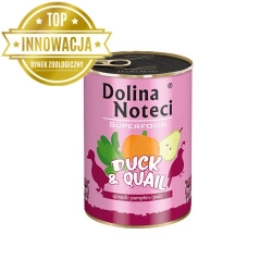 DOLINA NOTECI SUPERFOOD KACZKA I PRZEPIÓRKA 400 g