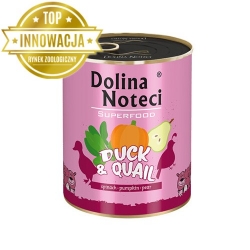 DOLINA NOTECI SUPERFOOD KACZKA I PRZEPIÓRKA 800 g