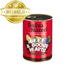 DOLINA NOTECI SUPERFOOD WOŁOWINA I SERCA GĘSI 400 g