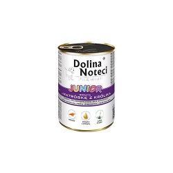 DOLINA NOTECI PREMIUM JUNIOR Z WĄTRÓBKĄ Z KRÓLIKA 400 g