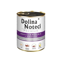 DOLINA NOTECI PREMIUM BOGATA W KRÓLIKA Z ŻURAWINĄ 800 g