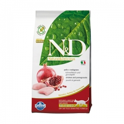 FARMINA NATURAL & DELICIOUS CHICKEN & POMEGRANATE NEUTERED CAT 10KG