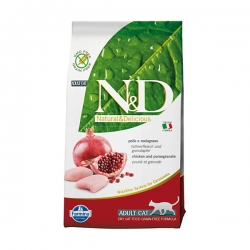 FARMINA NATURAL & DELICIOUS CHICKEN & POMEGRANATE ADULT CAT 10KG