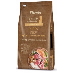 FITMIN DOG PURITY RICE PUPPY LAMB SALMON 2KG