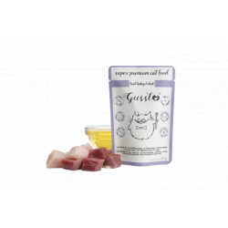 GUSSTO CAT - FRESH TURKEY & DUCK (INDYK & KACZKA) SASZETKA 85 G