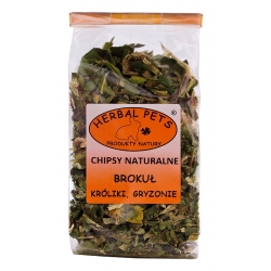 HERBAL PETS CHIPSY NATURALNE BROKUŁ 50G